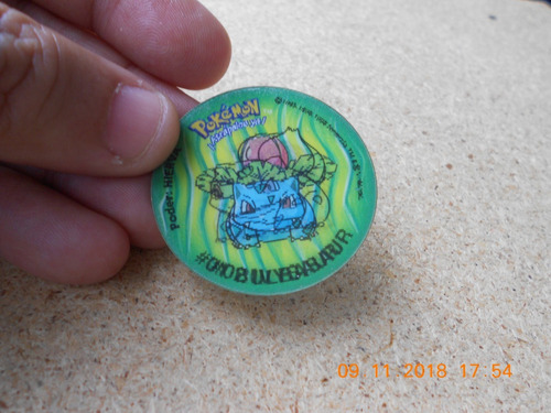 Tazo Pokemon 3d 2° Generacion Bulbasaur Y Evoluciones