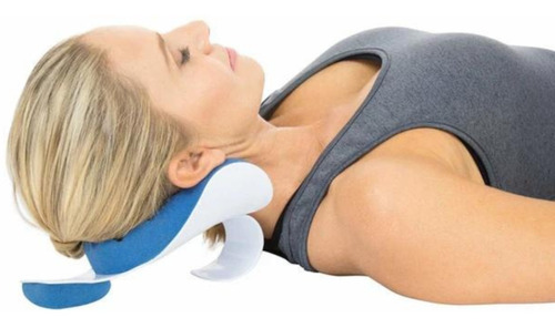 Almohada Cervical Quiropráctica Masaje Relaja Cuello Hombros