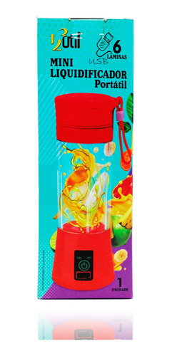 Imagem 7 de 7 de Mini Liquidificador Portatil Com 6 Laminas Usb Ud600