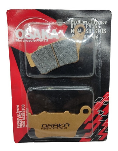 Pastillas Freno Osaka Trasera Ns200/ Pls 200/220/duke /xt660