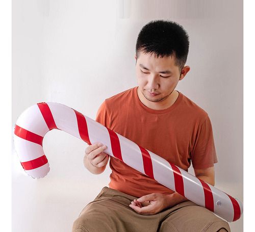 Divertida Decoración Navideña Con Forma De Globo Inflable, 4