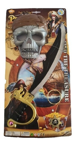 Set Pirata Mascara Espada 