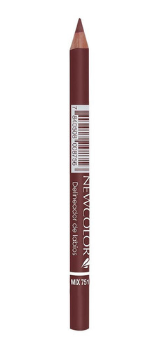 Newcolor - Lapiz Delineador Labios - N° 751 - Marron Mix - X