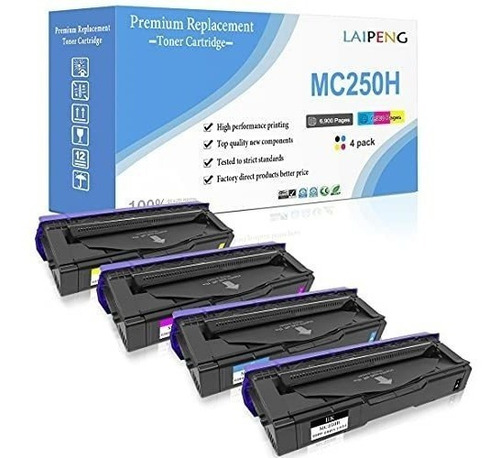 Toner Mc250h Para Ricoh P C301w / Mc250fwb  X4 Ne/cy/mg/y