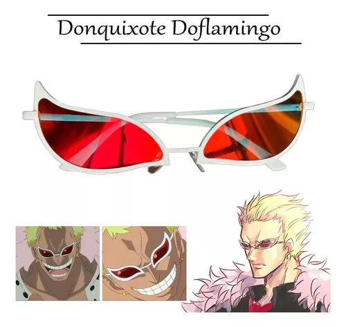 Óculos De Anime Para Cosplay De Cosplay De Pvc Doflamingo Do