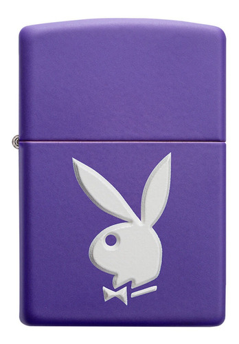 Encendedor Zippo Playboy Morado Mate