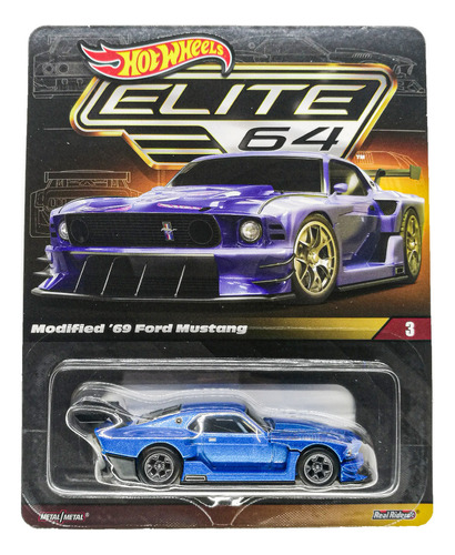 69 Ford Mustang Modified / Hot Wheels Elite 64
