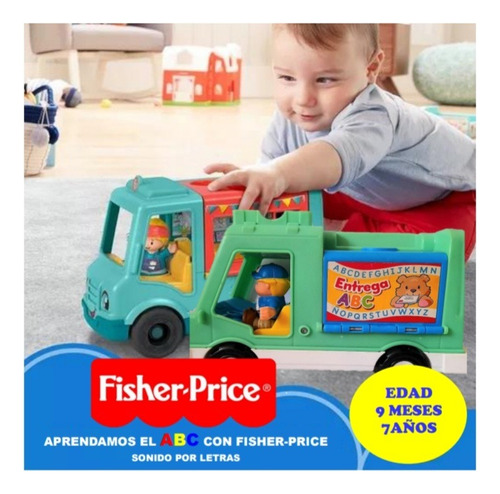 Carro Contemos El Abc Fisher Price - Oferta 10v