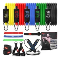 Comprar Set Bandas Tiras Elasticas Ejercicio Resistencia + Cuerda