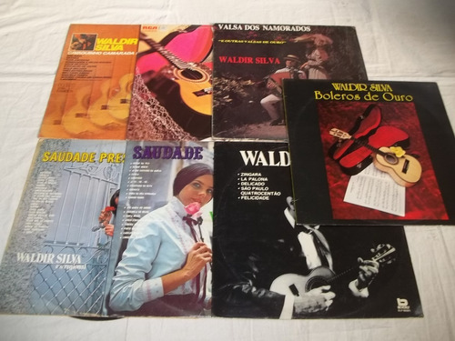 Vinil Lp C/ 7 Discos - Waldir Silva 