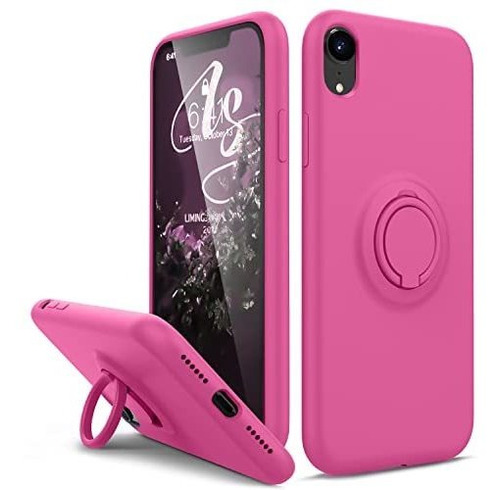 Havva Para iPhone XR Case, [silicone Y Ring Kickstand Rjn25