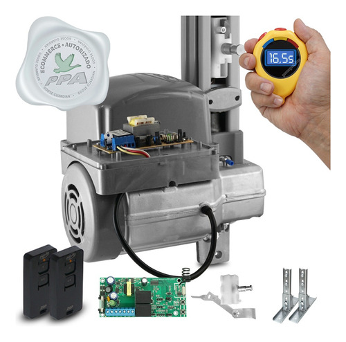 Motor Basculante Bv 1,4m Trilho 2 Suporte 2 Control 300kg Frequência 50/60hz 127v Ppa Bv Levante 1.4m Trilho