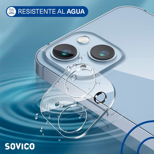 Sovico - Mica Cristal Templado Para Cámara iPhone