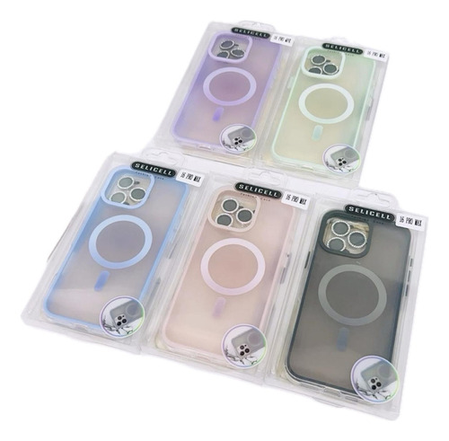 Funda Magsafe Matte Para Iphone Rosa 14 Pro Max