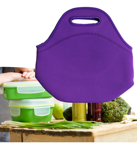 2pcs Tote Bag Waterproof With Zipper Grocery Container For