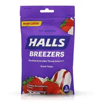Comprar Caramelo Halls Breezers Creamy Strawberry Crema Fresa Alivia