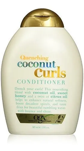 Paquete De Rizos De Coco, ChampĂș Y Acondicionador Organix Qu