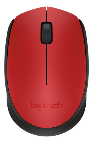 Mouse Logitech Inalámbrico M170 Rojo