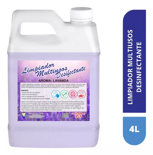 Limpiador Multiusos Desinfectante 4l Lavanda Vitraquim Hogar