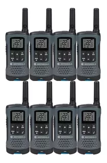 Kit 8 Radios Motorola 32km* 20 Mi Puerto Micro Usb T200-8