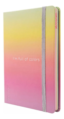 Cuaderno Rainbow Full Of Colors  Mooving Notes A5 Tapa Dura 