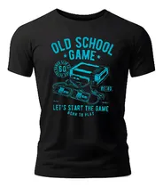 Comprar Playera Negra Nintendo Gamer Old School