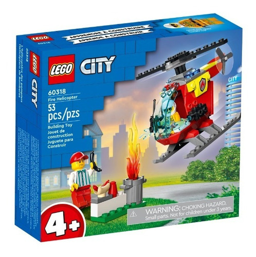 Lego City Helicóptero De Bomberos 53 Pcs Bentancor Outdoor