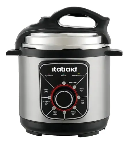 Panela De Pressão Elétrica Itatiaia Essencial 3l 700w Inox Preto