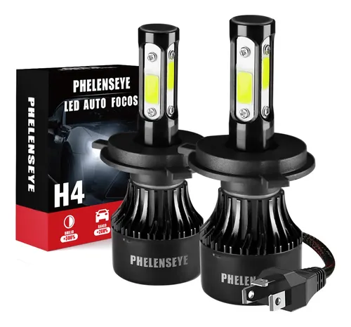 Kit De Faros Delanteros De 4 Lados 9007 H4 Led Rayo H13 9004