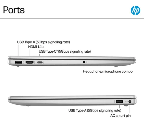 Hp 15.6 Full Hd Touch-screen I7 16gb 512gb Ssd Silver.
