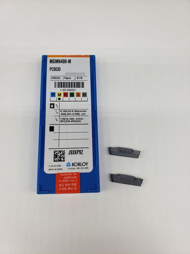 Insertos De Carburo Korloy Mgmn400-m Pc9030