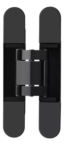Bisagra Metálico Oculta Para Puerta Ajustable 3d 180° Negra