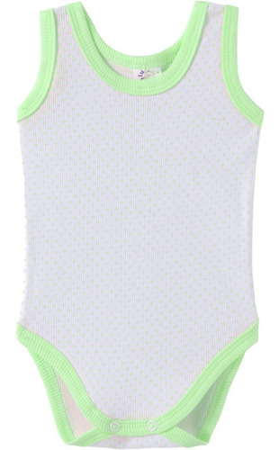 Body Bebê Curto Regata Verão 100% Algodão Kit 7 Peças
