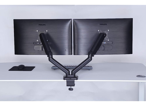 Apexdesk Dual Monitor Arm Desk Mount Altura Ajustable Muelle