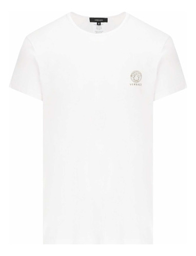 Playera Versace Original Tshirt Blanca Logo Medusa