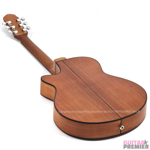 Imagen 8 de 10 de Guitarra Acustica Corte Gracia 340 Media Caja Cuerdas Metal