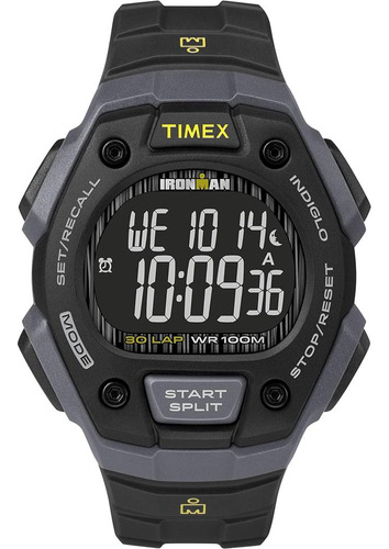 Relógio Timex Masculino Tw5m18700 Ironman Digital Grey/black