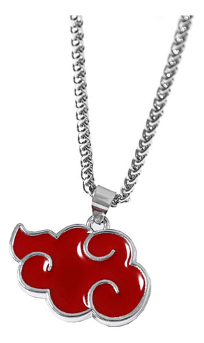 Collar Nube Roja Naruto Akatsuki Anime Dije Esmalte Metalico