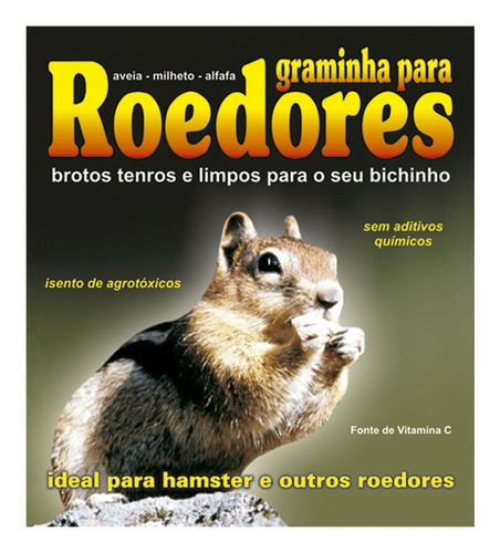 Graminha Pra Roedores Pet Pira