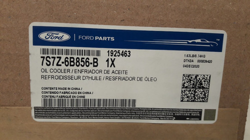Enfriador Aceite De Motor Ford Focus 13/19 1.6 Sigma Origin