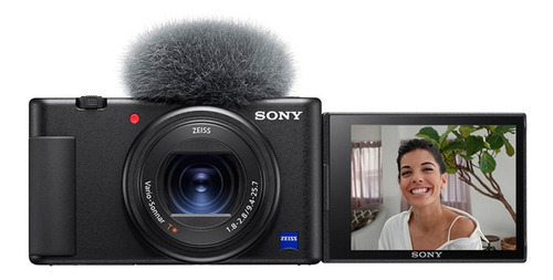 Cámara 4k Hdr Sony Para Videoblogs - Zv-1 Color Negro