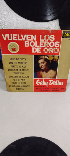 Vuelven Los Boleros De Oro Gaby Daltas Disco De Vinil Lp 