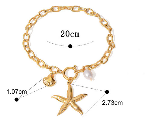 Elegante Pulsera De Acero Inoxidable Multicapa Para Mujer