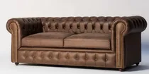 Comprar Sillón Sofá Chester Tapizado 3 Cuerpos Color Living