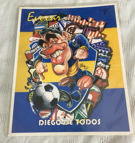 Maradona Caricatura- Diego De Todos- Coleccion Evocar !!!! (Usado)