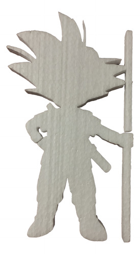Figura Unicel Goku Niño Daima 10 Piezas