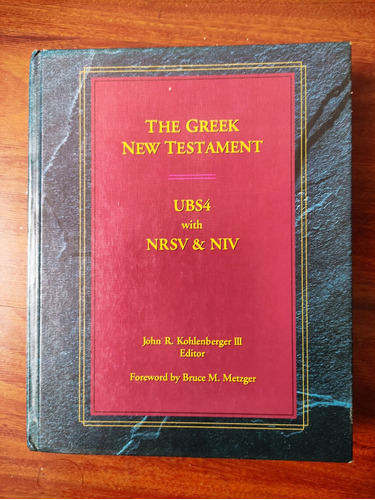 El Nuevo Testamento Griego (the Greek New Testament) Ubs4 - 