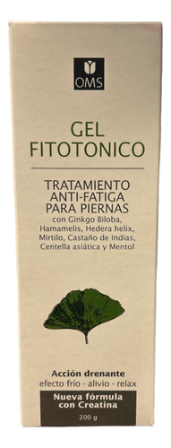 Oms Gel Fitotonico Tratamiento Para Piernas Varices 200g 