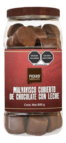 Malvavisco Picard Cubierto De Chocolate Con Leche 800 G