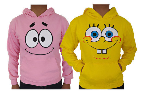 Duo 2 Sudaderas Bob Esponja Y Patricio